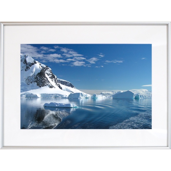 Reflection #1 - Antarctica photo - framed 18 x 24 ready to hang